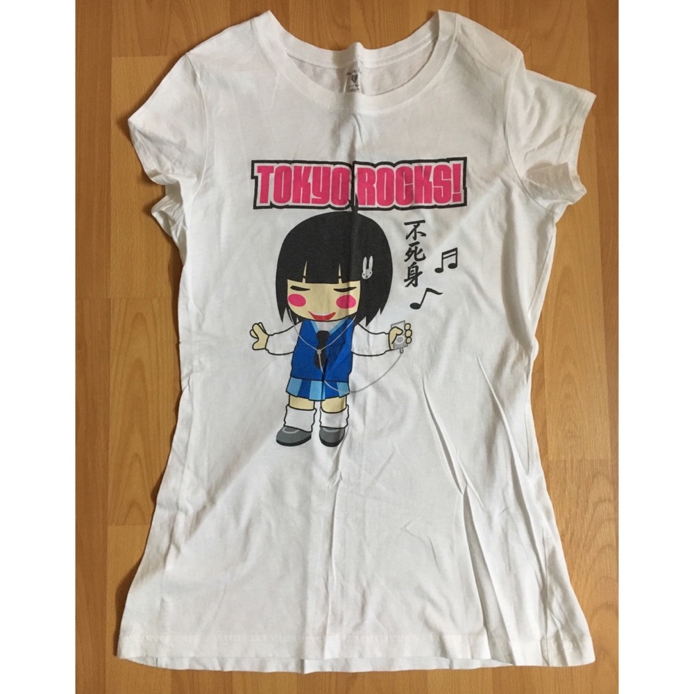 Tokyo Rocks T-Shirt Anchor Blue y2k